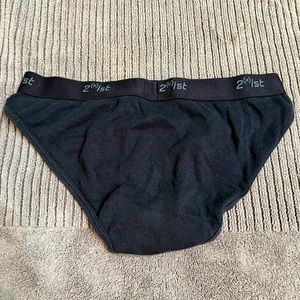 Sexy no-show black brief, small, worn